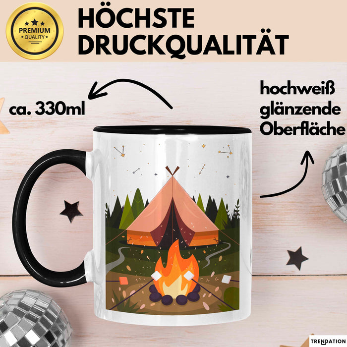 Camper Tasse Geschenk Lustige Geschenkidee Spruch Für Outdoor Abenteurer Trendation