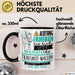 Tierkunst-Malerin Tasse Geschenk Lustiger Spruch Bitte Erheben Sie Sich Seine Majestät Die Tierkunst-Malerin Betritt Den Raum Schwarz Trendation
