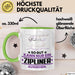 Zipliner Geschenk Tasse So Gut Kann Nur Ein Zipliner Aussehen Geschenkidee Kaffee-Becher Grün Trendation