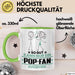 Pop-Fan Geschenk Tasse So Gut Kann Nur Ein Pop-Fan Aussehen Geschenkidee Kaffee-Becher Grün Trendation