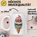Dessert Fan Tasse Geschenkidee Kuchen und Gebäck Liebhaber Weiß Trendation