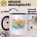 Schlagzeug-Spieler Geschenk Drummer Tasse Geschenkidee Spruch Bunte Farben Retro Schlagzeuger Schwarz Trendation