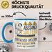 Synthesizer-Spielerin Tasse Geschenk Lustig Abstand Halten Hochleistungs-Synthesizer-Spielerin Mit Drang Zur Perfektion Bei Der Arbeit Blau Trendation