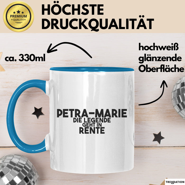 Petra-Marie Tasse Petra-Marie – Die Legende Geht In Rente Geschenk