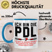 Krankenschwester Pflege Betreuung Tasse Geschenk Lustige Geschenkidee Spruch Ich Bin Die Pdl Blau Trendation