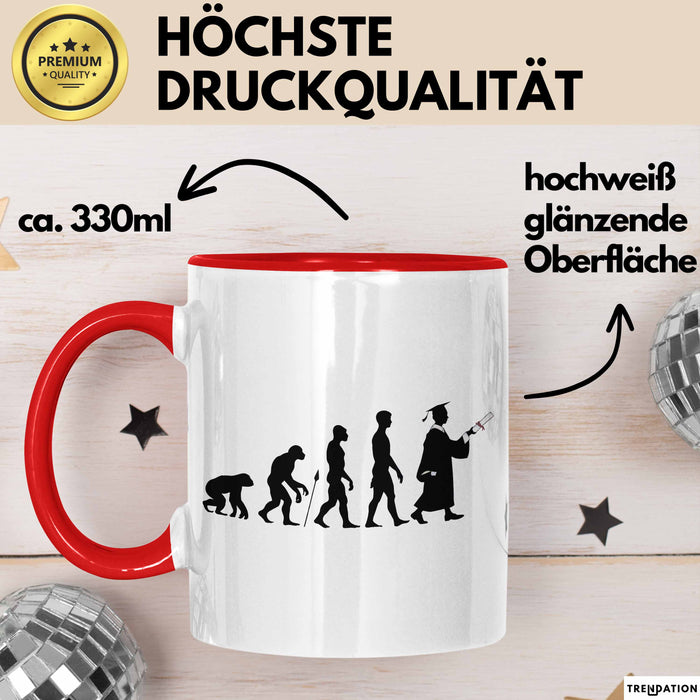 Anwalt Tasse Geschenk Evolution der Juristen Rechtsanwalt Rot Trendation