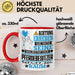 Pferdebesitzer Geschenk Tasse Lustiger Spruch Erheben Sie Sich Der Pferdebesitzer Betritt den Raum Rot Trendation