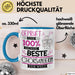 Chorsängerin Geschenk Becher Tasse Gott Schuf Alle Menschen Gleich Nur Die Besten Durfeten Chorsängerin Werden Geschenkidee Lustig Blau Trendation