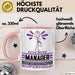 Manager Geschenk Tasse Ich Bin Manager Aber Sag Doch Einfach Superheld Lustige Geschenkdiee für Manager Kaffee-Becher Rosa Trendation