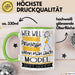 Model Tasse Geschenk Spruch Wer Will Schon Prinzessin Sein Wenn Man Auch Model Sein Kann Grün Trendation