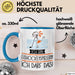 Geschenk für Eishockeyspielerin Tasse Lustige Geschenkidee Geburtstag Ich Bin Eishockeyspielerin Ich Darf Das Blau Trendation