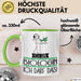Geschenk für Biologin Tasse Lustige Geschenkidee Geburtstag Ich Bin Biologin Ich Darf Das Grün Trendation