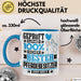 Pferdebesitzer Geschenk Lustiger Spruch für Pferdebesitzer Geschenkidee Bester Pferdebesitzer Der Welt Blau Trendation