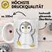 Lustige Pinguin Tasse Geschenk Pinguin-Liebhaber Weiß Trendation