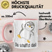 Mut Lustige Tasse Geschenk Süßer Pinguin Design Kaffeebecher Rosa Trendation