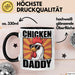 Huhn Tier Bauer Tasse Becher Geschenk Lustige Geschenkidee Spruch Hühnerpapa Schwarz Trendation