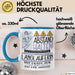 Langläuferin Tasse Geschenk Lustig Abstand Halten Hochleistungs-Langläuferin Mit Drang Zur Perfektion Bei Der Arbeit Blau Trendation