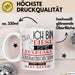 Tierverhaltensforscherin Tasse Geschenk Ich Bin Diese Eine Legendäre Tierverhaltensforscherin Von Der Alle Reden Geschenkidee Geburtstag Weihnachten Weiß Trendation
