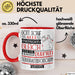 Tierverhaltensforscherin Geschenk Becher Tasse Gott Schuf Alle Menschen Gleich Nur Die Besten Durfeten Tierverhaltensforscherin Werden Geschenkidee Lustig Rot Trendation