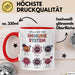 Biologe Tasse Geschenk Zellen Des Immunsystems Geschenkidee Rot Trendation