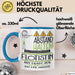 Flötistin Tasse Geschenk Lustig Abstand Halten Hochleistungs-Flötistin Mit Drang Zur Perfektion Bei Der Arbeit Blau Trendation
