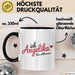 Angelika Tasse Geschenk Ich Bin Vollkommen Angelika Geschenkidee Geburtstag Schwarz Trendation