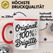 Brigitte Tasse Geschenk Original 100% Brigitte Geschenkidee Geburtstag Rot Trendation