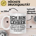 Geschichtslehrer Unterricht Tasse Geschenk Lustige Geschenkidee Spruch Ich Bin Geschichtslehrer Weiß Trendation