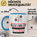 Musiksammlerin Weil Es Keinen Schöneren Beruf Gibt Tasse Geschenk für Eine Musiksammlerin Lustig Blau Trendation