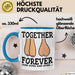 Ehemann Ehefrau Paare Jahrestag Tasse Geschenk Lustige Geschenkidee Spruch Für Immer Zusammen Blau Trendation
