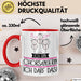 Geschenk für Chorsängerin Tasse Lustige Geschenkidee Geburtstag Ich Bin Chorsängerin Ich Darf Das Rot Trendation
