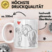 Pferde Tierliebhaber Mädchen Tasse Geschenk Lustige Geschenkidee Spruch Weiß Trendation
