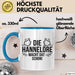Hannelore Tasse Geschenk Die Hannelore Macht Dat Schon Geschenkidee Becher mit Name Blau Trendation