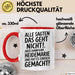 Heidemarie Tasse Geschenk Alle Sagten Das Geht Nicht Aber Dann Kam Heidemarie Und Hat Es Einfach Gemacht Geschenkidee Becher mit Name Rot Trendation