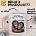 Papa Vater Geburtstagsfeier Tasse Geschenk Lustige Geschenkidee Spruch Ich Lächle Weil Du Mein Papa Bist Rosa Trendation