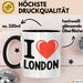 England London Tasse Geschenk Lustige Geschenkidee Spruch Ich Liebe London Trendation