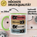 Gitarre Musik Retro Musiker Gitarrist Tasse Geschenk Lustige Geschenkidee Spruch Grün Trendation