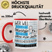 Hundebedarfsverkäuferin Tasse Geschenk Spruch Wer Will Schon Prinzessin Sein Wenn Man Auch Hundebedarfsverkäuferin Sein Kann Rot Trendation