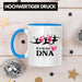 Trendation - Ballett Ballerina Tänzerin Tasse Mädchen Geschenk Frauen Tanzen Geschenkidee Kaffeetasse Blau Trendation