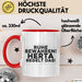 Herta Tasse Ruhe Bewahren! Herta Regelt Das! Geschenk Rot Trendation