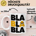 Sarkasmus Tasse Geschenkidee Bla Sarkastischer Humor Weiß Trendation
