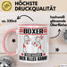 Boxer Tasse Geschenk für Boxer Der Mann Der Alles Kann Geschenkidee zum Geburtstag Rosa Trendation