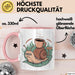 Morgenhasser Tasse Geschenkidee für Muffel Rosa Trendation