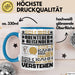 Abenteuerreisender Geschenk Kaffee-Tasse Geschenkidee für Abenteuerreisender Ich Bin Abenteuerreisender Ich Kann Es Dir Erklären Jedoch Nicht Für Dich Verstehen Spruch Lustig Blau Trendation
