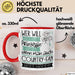 Country-Fan Tasse Geschenk Spruch Wer Will Schon Prinzessin Sein Wenn Man Auch Country-Fan Sein Kann Rot Trendation