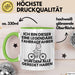 Fahrradfahrer Geschenk Tasse Lustige Geschenkidee Geburtstag für Fahrradfahrer Ich Bin Dieser Legendäre Fahrradfahrer Von Dem Alle Geredet Haben Kaffee-Becher Grün Trendation