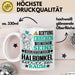 Halbonkel Geschenk Tasse Lustiger Spruch Erheben Sie Sich Der Halbonkel Betritt den Raum Weiß Trendation