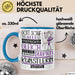 Künstlerin Geschenk Becher Tasse Gott Schuf Alle Menschen Gleich Nur Die Besten Durfeten Künstlerin Werden Geschenkidee Lustig Blau Trendation