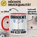 Dirigent Tasse Geschenk für Dirigent Der Mann Der Alles Kann Geschenkidee zum Geburtstag Rot Trendation