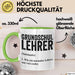 Grundschullehrer Wertschätzung Tasse Geschenk Lustige Geschenkidee Spruch Grundschullehrer Grün Trendation